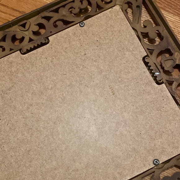 Vintage Homco Brown Faux Wicker Wall Photo Frame - Picture 5 of 8